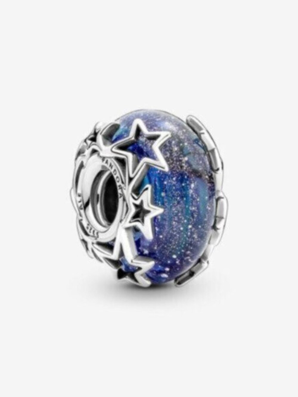 Pandora Galaxy Blue Star Charm